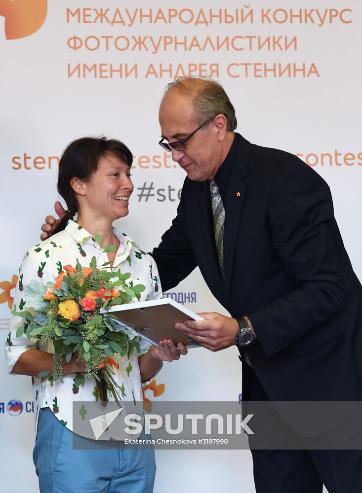 Awards ceremony of Andrei Stenin International Press Photo Contest