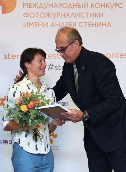 Awards ceremony of Andrei Stenin International Press Photo Contest