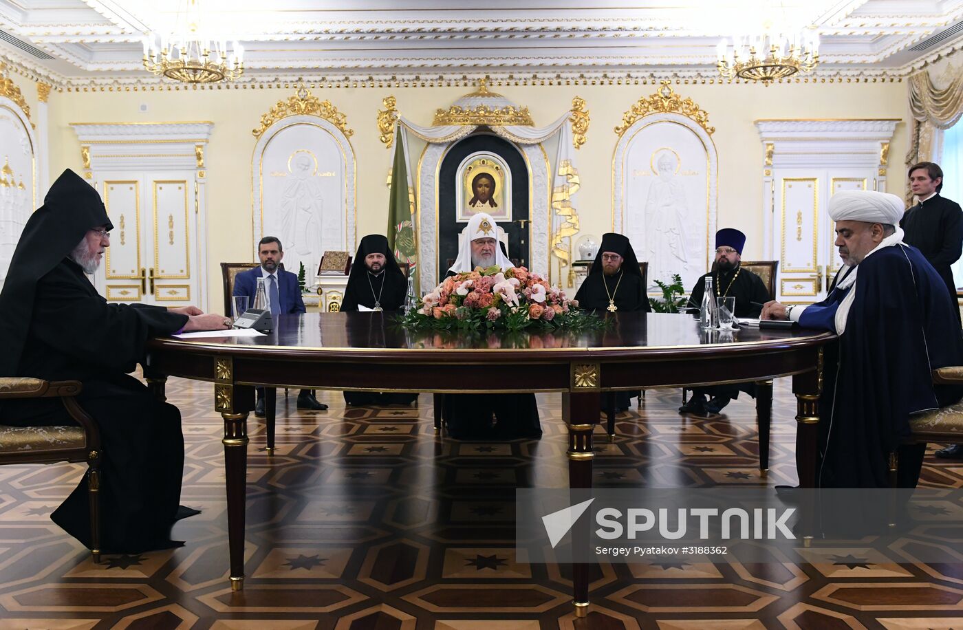 Patriarch Kirill meets with religious leaders of Armenia and Azerbaijan