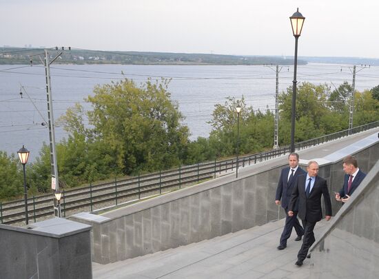 President Putin's working visit to Perm