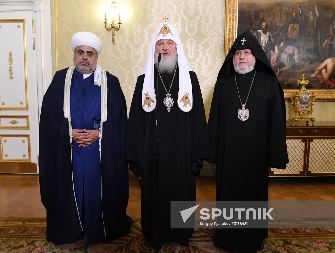 Patriarch Kirill meets with religious leaders of Armenia and Azerbaijan