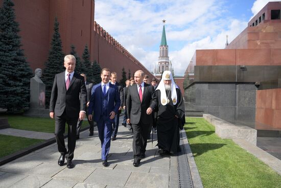 President Putin, Prime Minister Medvedev attend City Day opening ceremony on Red Square
