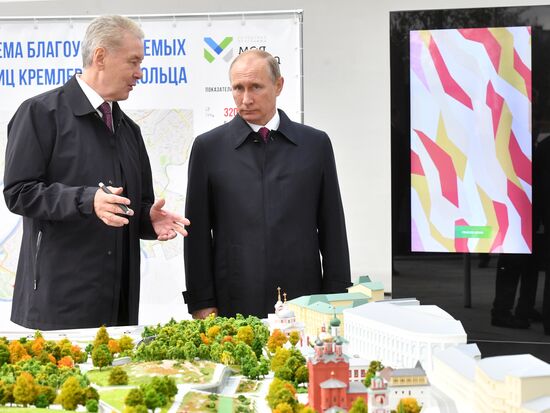 Russian President Vladimir Putin attends festive events devoted to 870th anniversary of Moscow