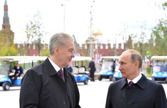 Russian President Vladimir Putin attends festive events devoted to 870th anniversary of Moscow