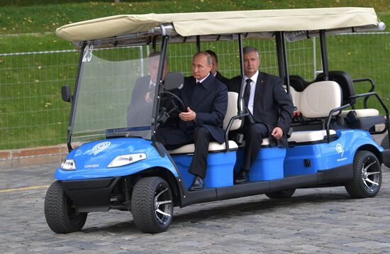 Russian President Vladimir Putin attends festive events devoted to 870th anniversary of Moscow