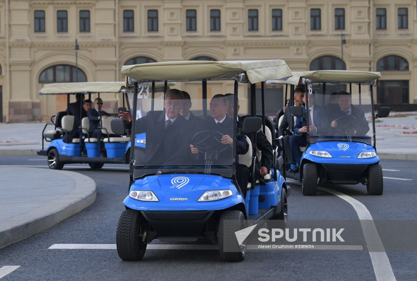 Russian President Vladimir Putin attends festive events devoted to 870th anniversary of Moscow