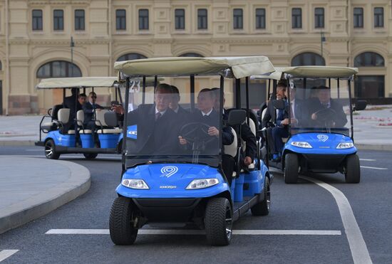 Russian President Vladimir Putin attends festive events devoted to 870th anniversary of Moscow