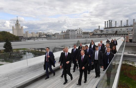 Russian President Vladimir Putin attends festive events devoted to 870th anniversary of Moscow