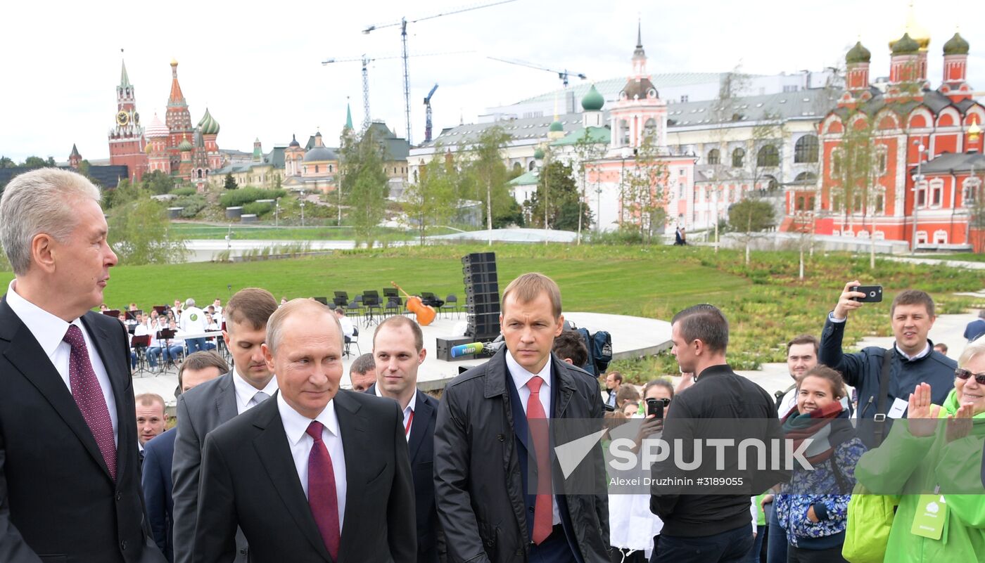 Russian President Vladimir Putin attends festive events devoted to 870th anniversary of Moscow