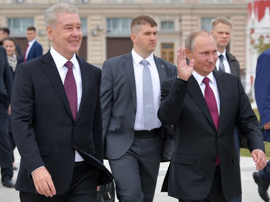 Russian President Vladimir Putin attends festive events devoted to 870th anniversary of Moscow