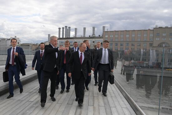 Russian President Vladimir Putin attends festive events devoted to 870th anniversary of Moscow