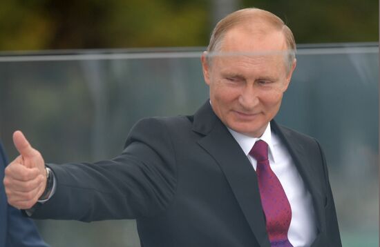 Russian President Vladimir Putin attends festive events devoted to 870th anniversary of Moscow