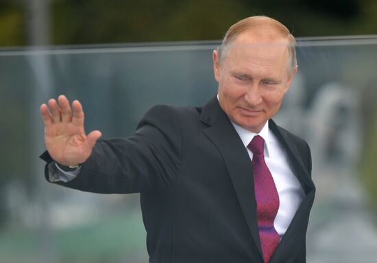 Russian President Vladimir Putin attends festive events devoted to 870th anniversary of Moscow