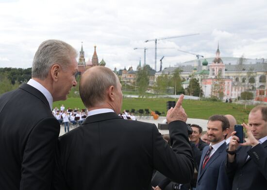 Russian President Vladimir Putin attends festive events devoted to 870th anniversary of Moscow