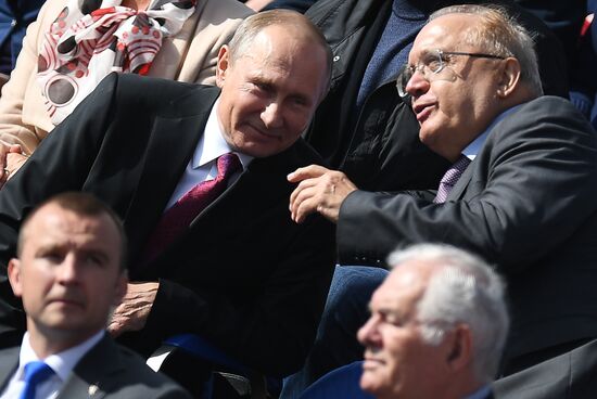 President Putin, Prime Minister Medvedev attend City Day opening ceremony on Red Square