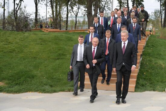 Russian President Vladimir Putin attends festive events devoted to 870th anniversary of Moscow