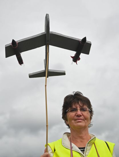 Protests outside US air base in Ramstein