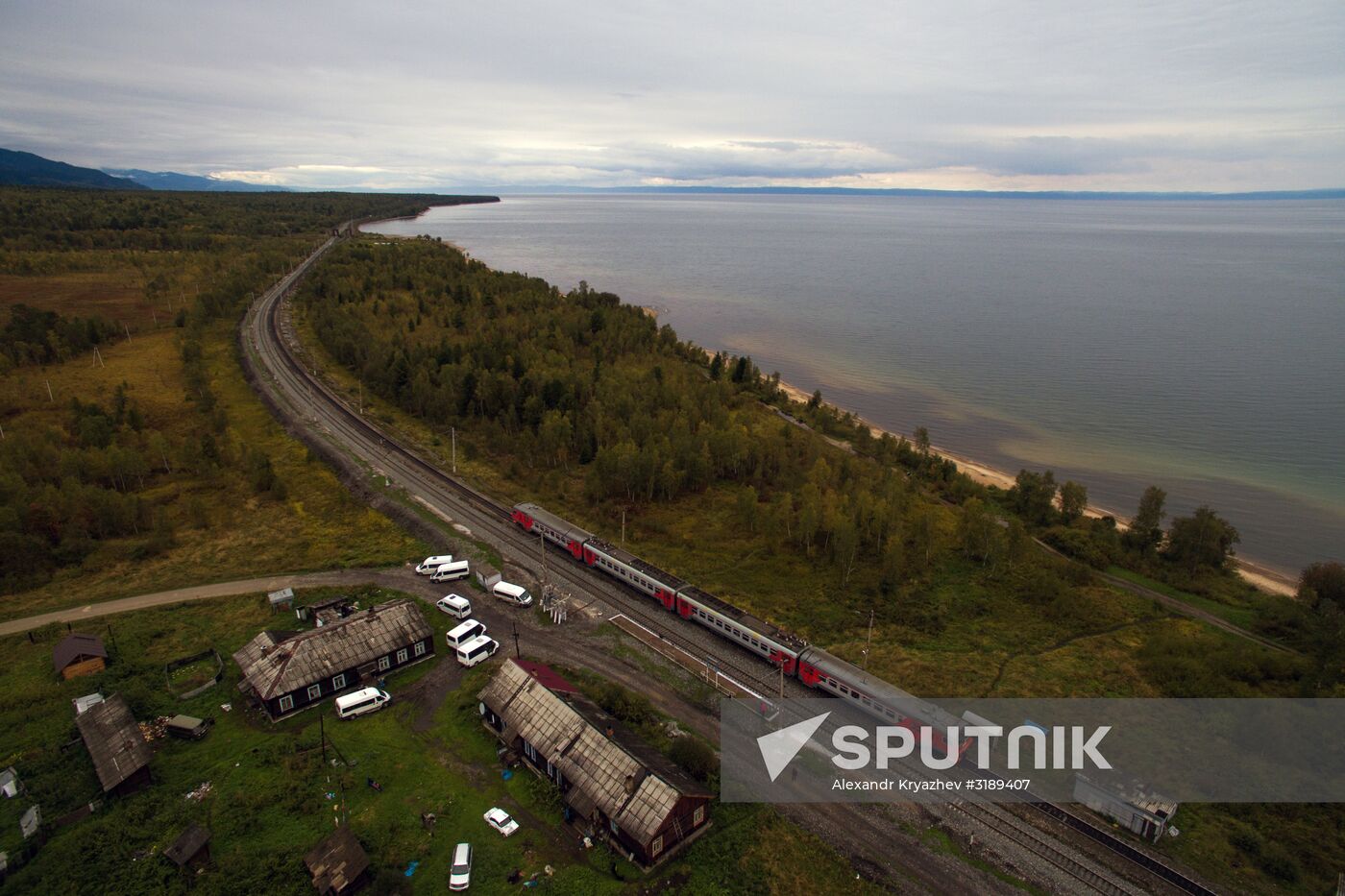 Garbage removal at Lake Baikal's water area and shores
