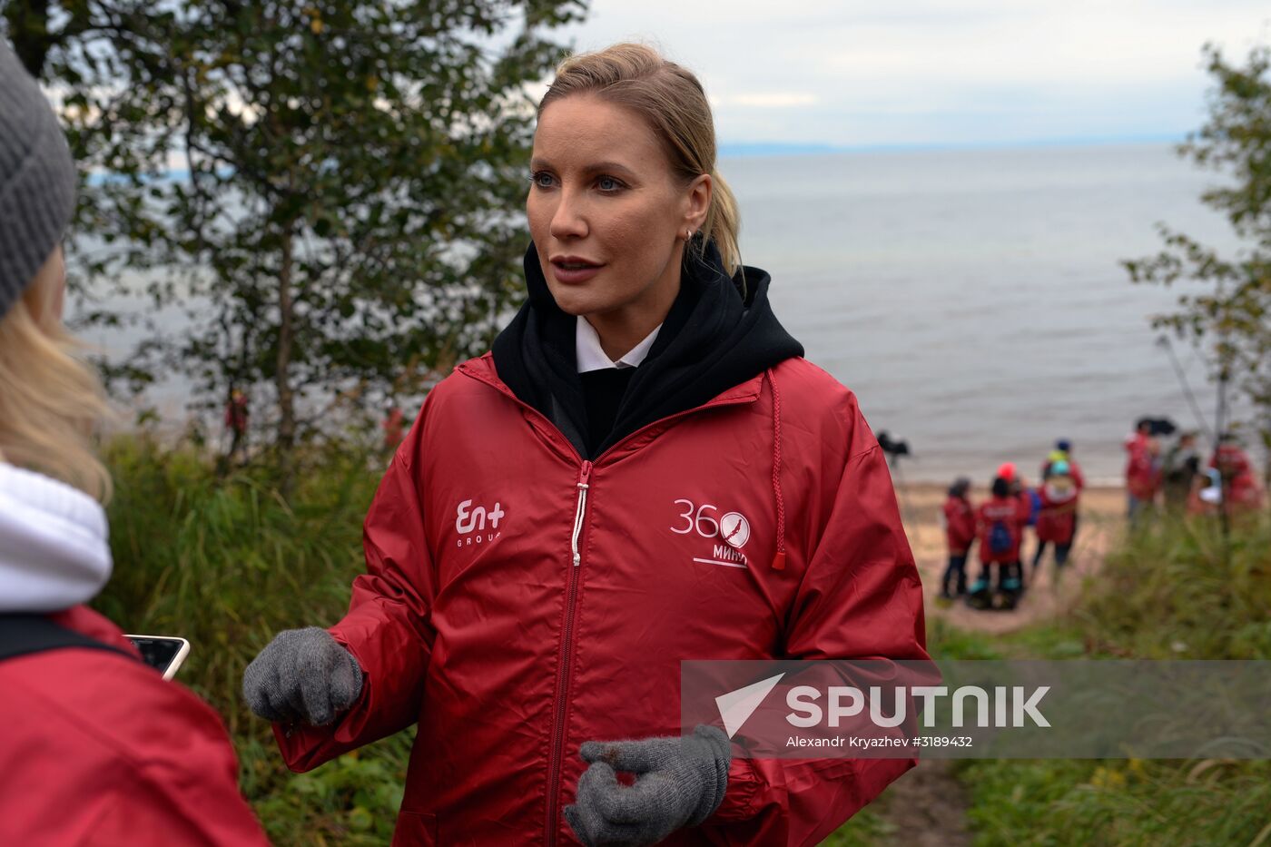 Garbage removal at Lake Baikal's water area and shores