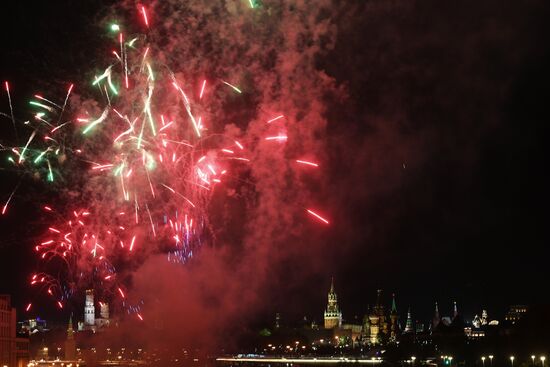 Fireworks marking City Day