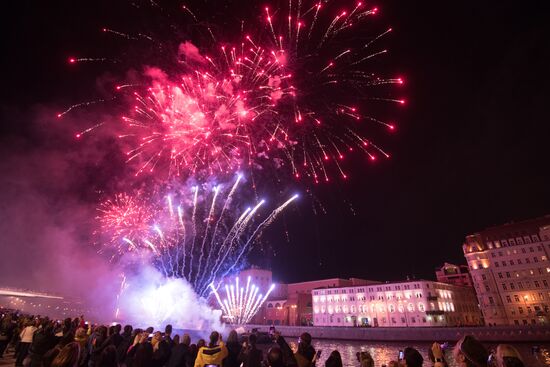 Fireworks marking City Day