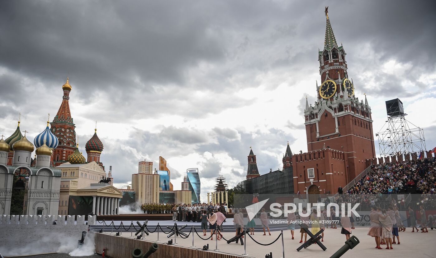 City Day opening ceremony on Red Square