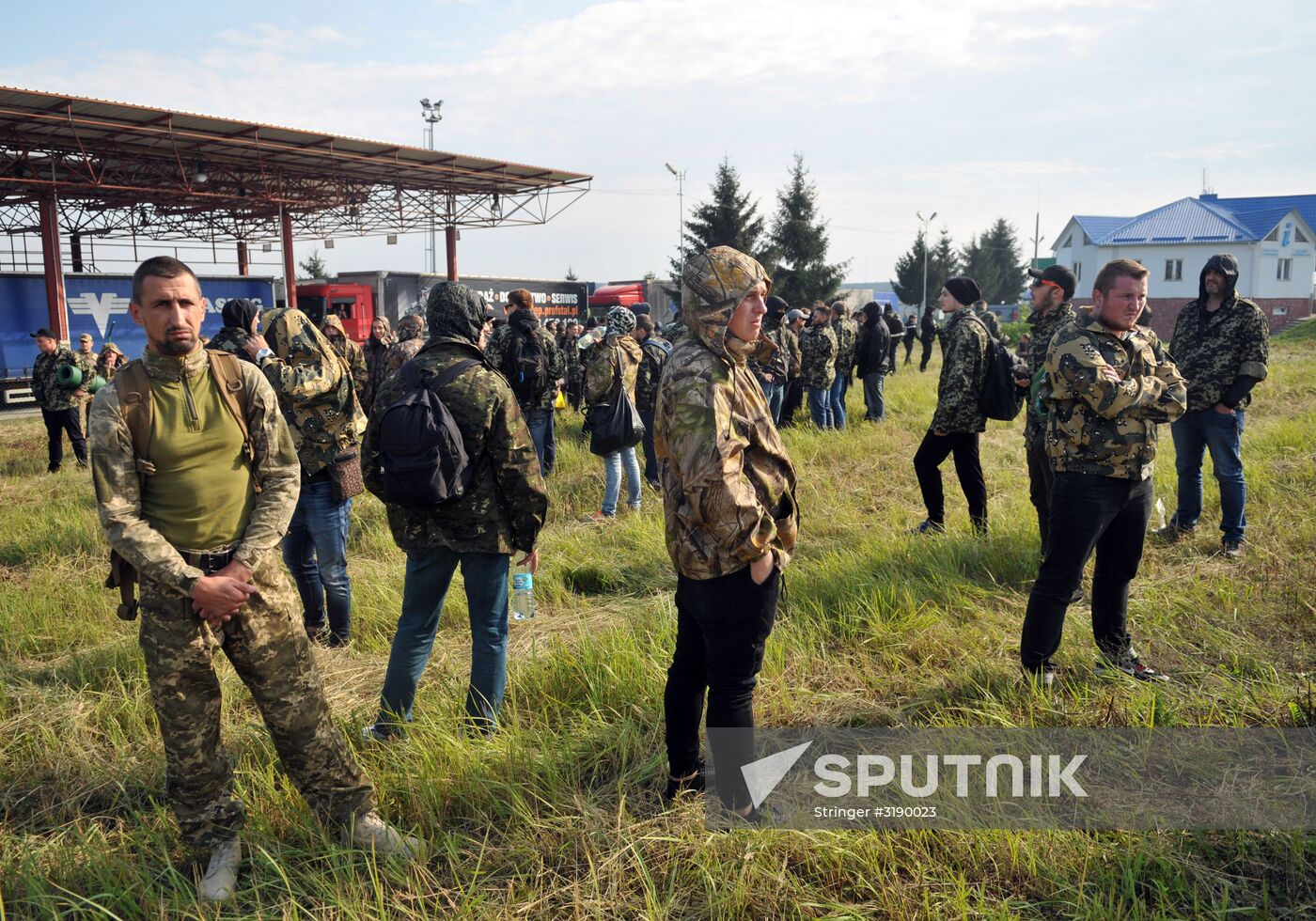 Situation at Krakowiec border crossing point where Saakashvili intends to enter Ukraine