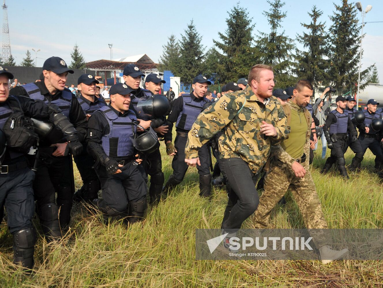 Situation at Krakowiec border crossing point where Saakashvili intends to enter Ukraine