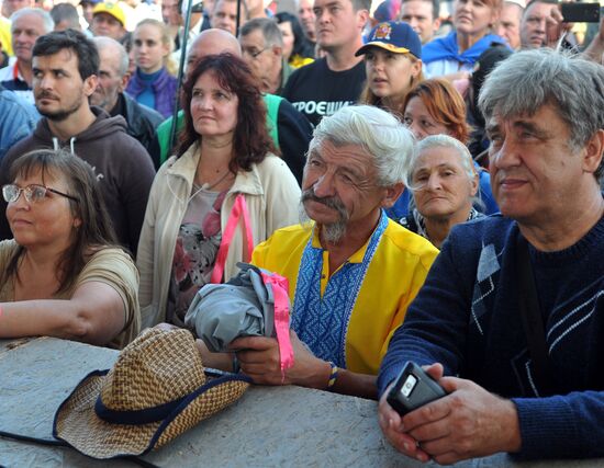 Situation at Krakowiec border crossing point where Saakashvili intends to enter Ukraine