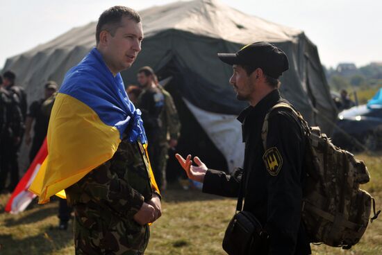 Situation at Krakowiec border crossing point where Saakashvili intends to enter Ukraine