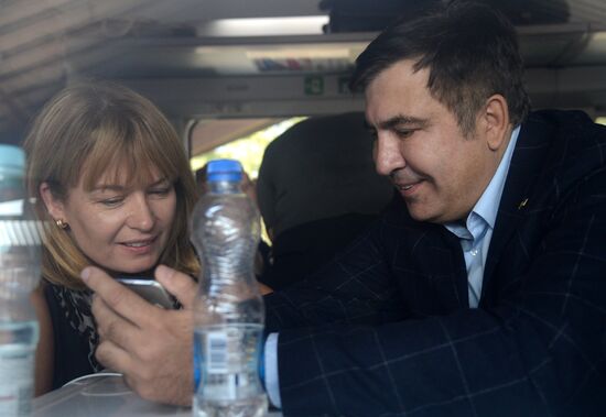Mikheil Saakashvili intends to cross Polish-Ukrainian border