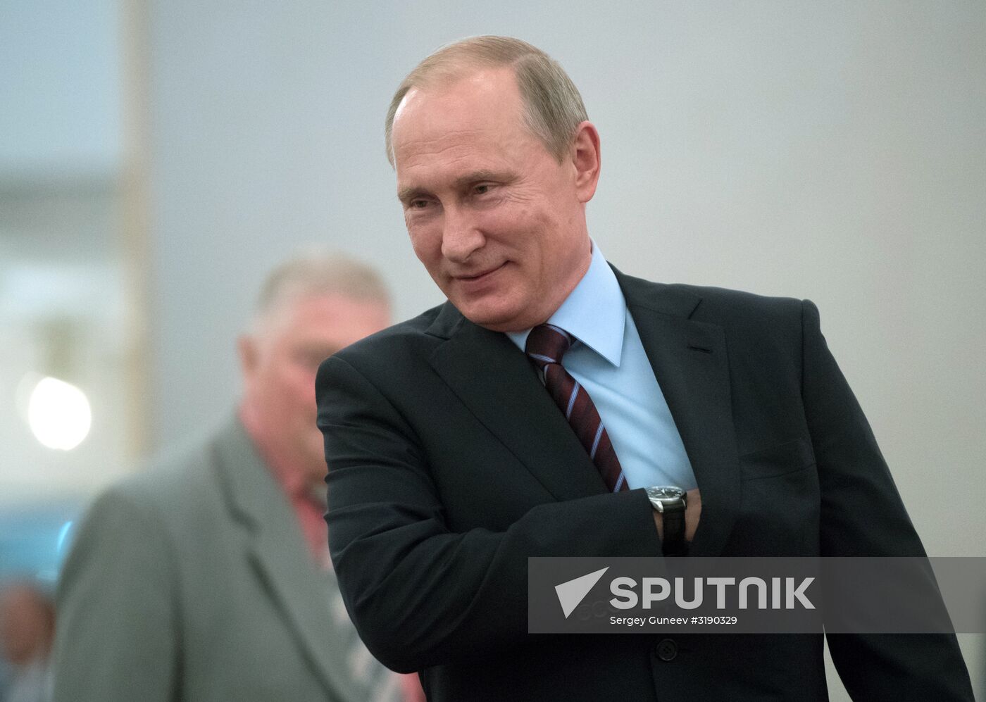 Russian President Vladimir Putin casts his vote on Unified Voting Day