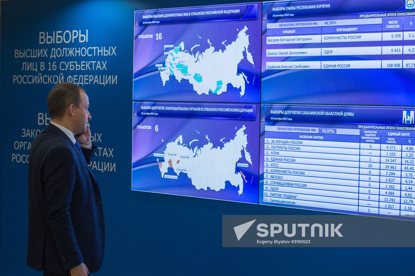 Russia's Central Electoral Commission on unified voting day