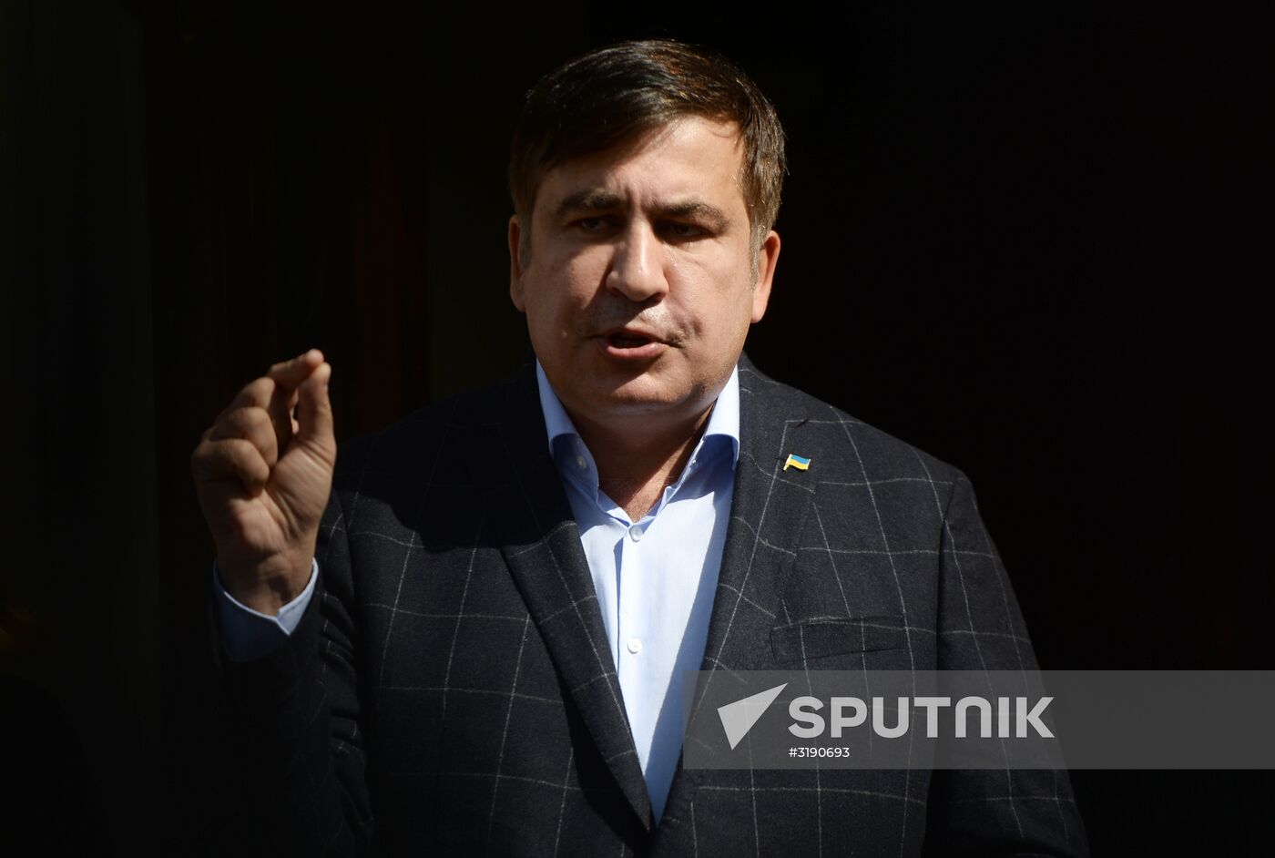 News conference with Mikheil Saakashvili in Lviv