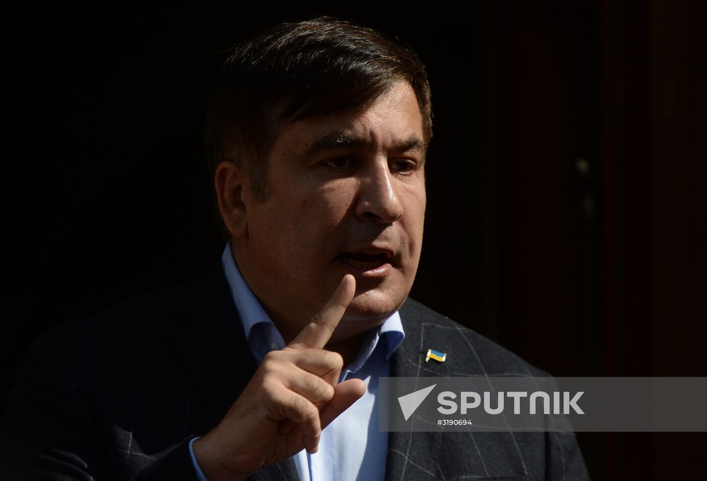 News conference with Mikheil Saakashvili in Lviv