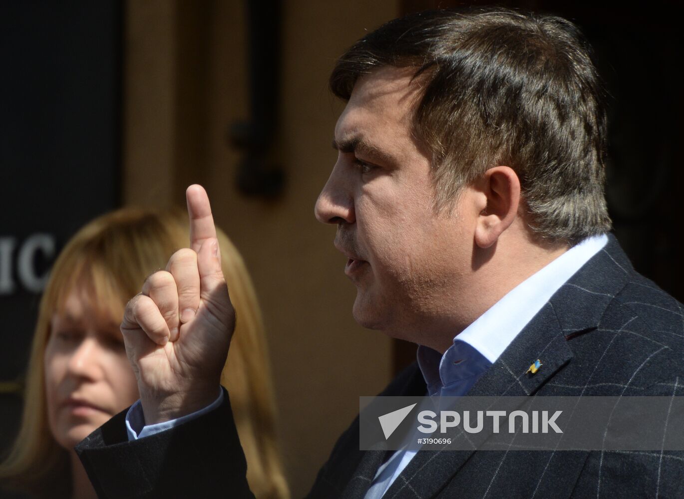News conference with Mikheil Saakashvili in Lviv