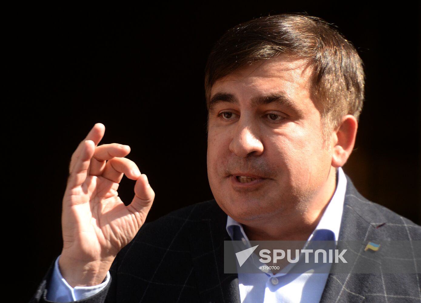 News conference with Mikheil Saakashvili in Lviv