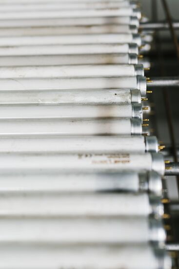 Fluorescent lamp disposal plant in Ivanovo