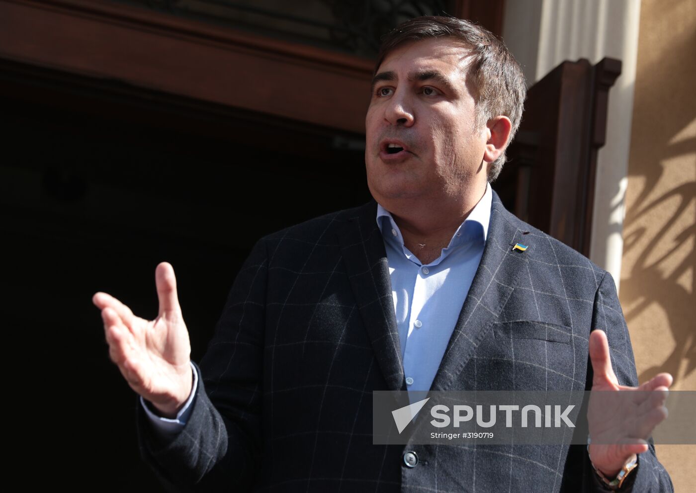 News conference with Mikheil Saakashvili in Lviv