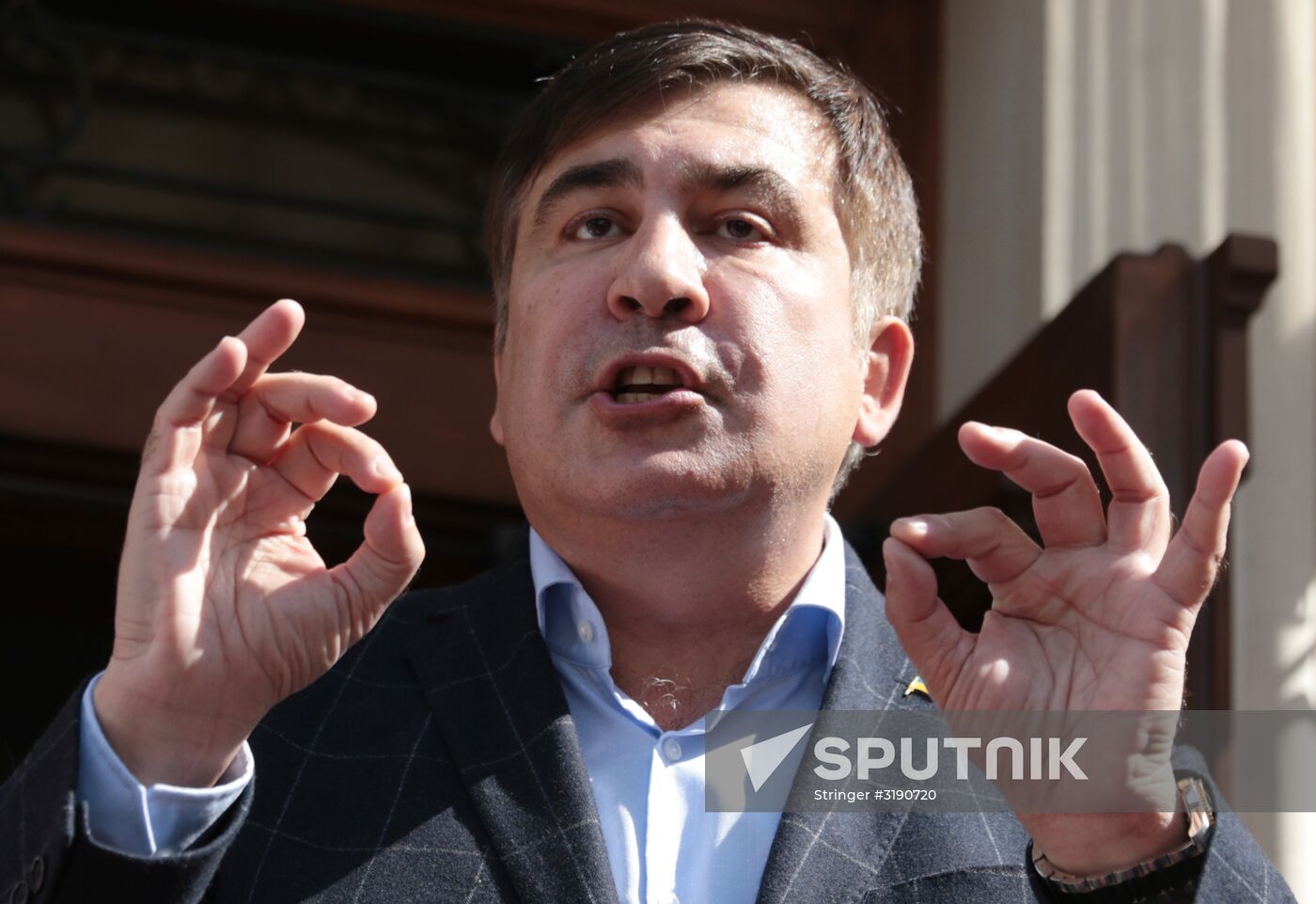 News conference with Mikheil Saakashvili in Lviv