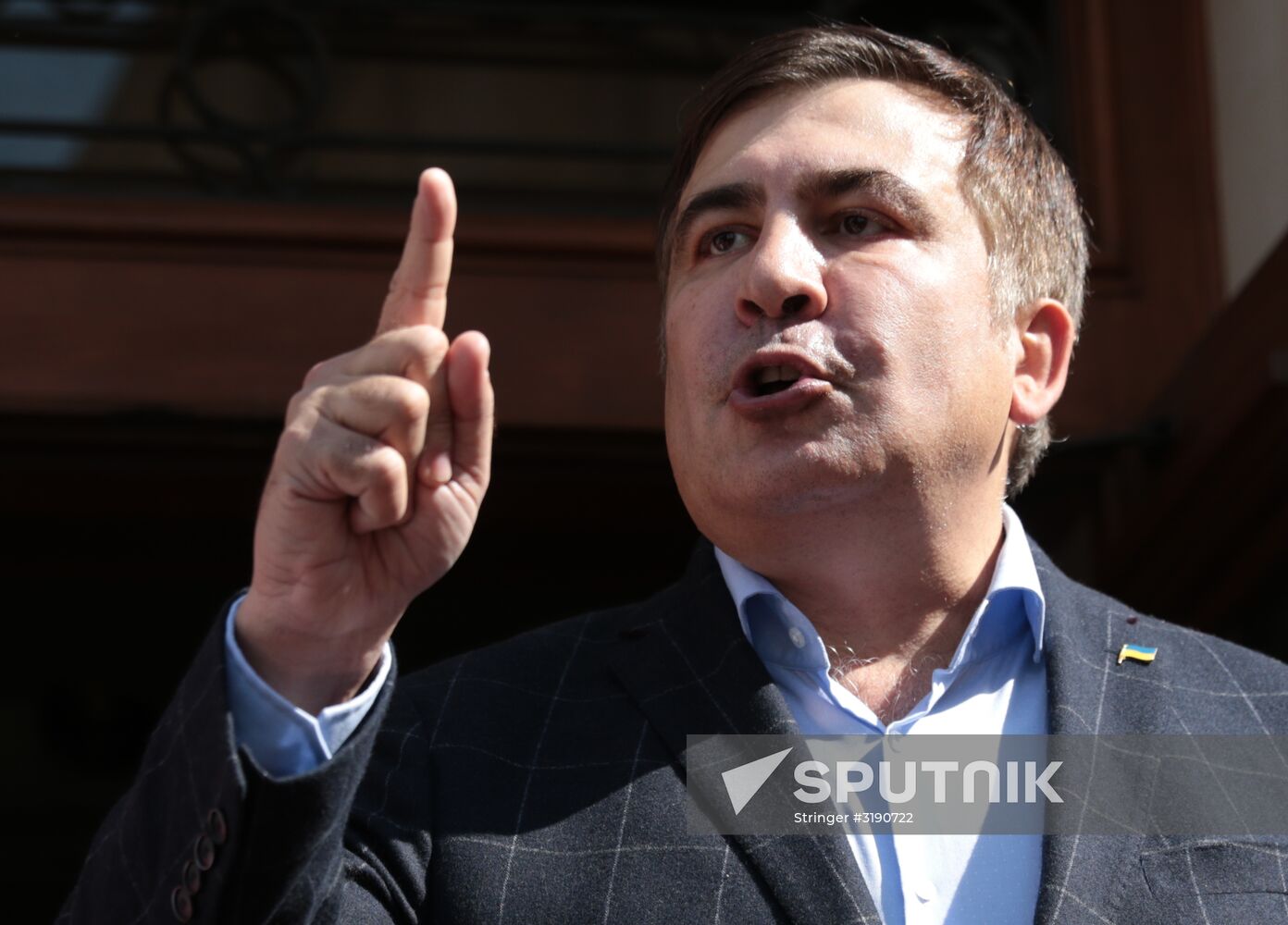 News conference with Mikheil Saakashvili in Lviv