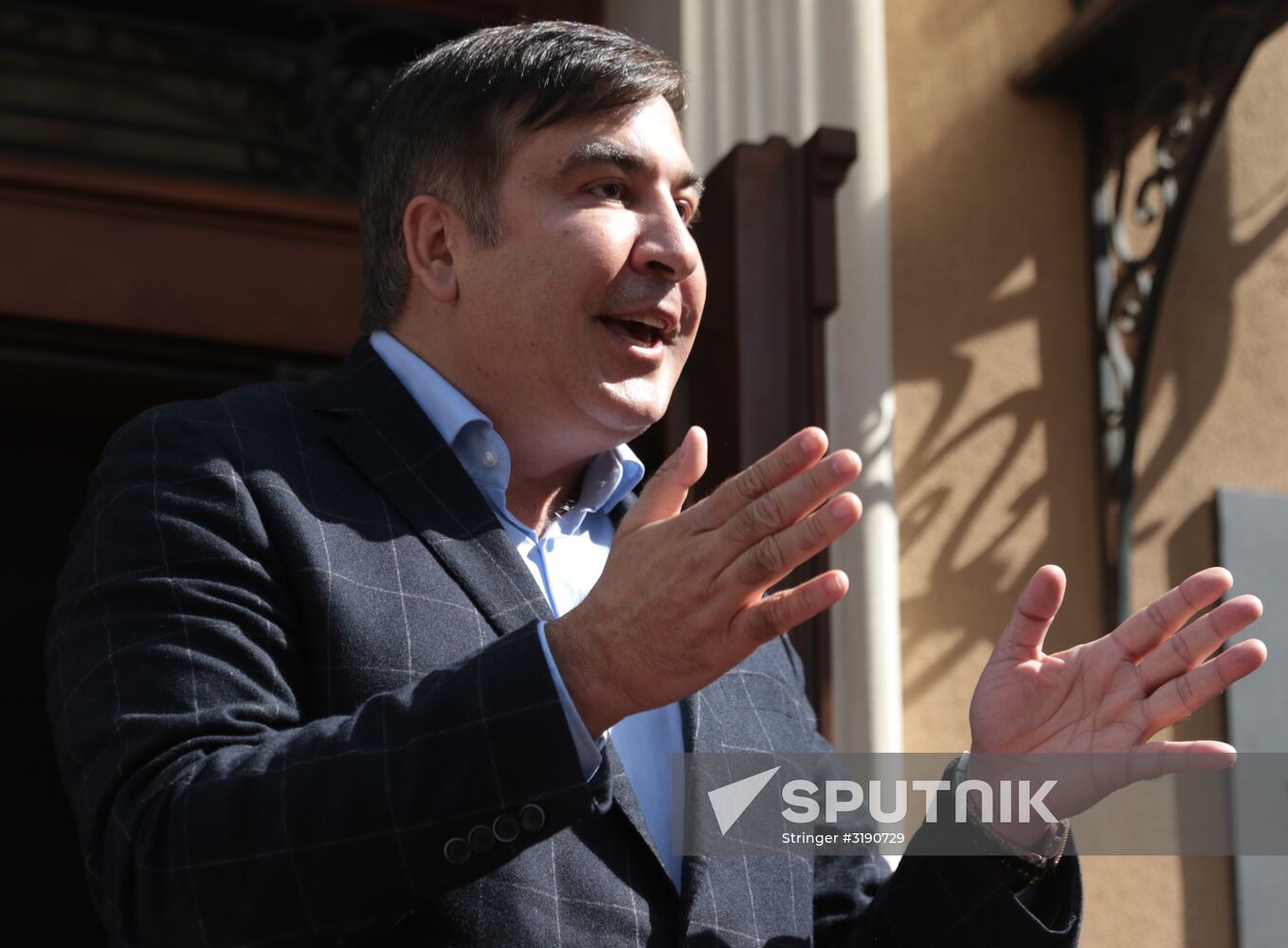 News conference with Mikheil Saakashvili in Lviv