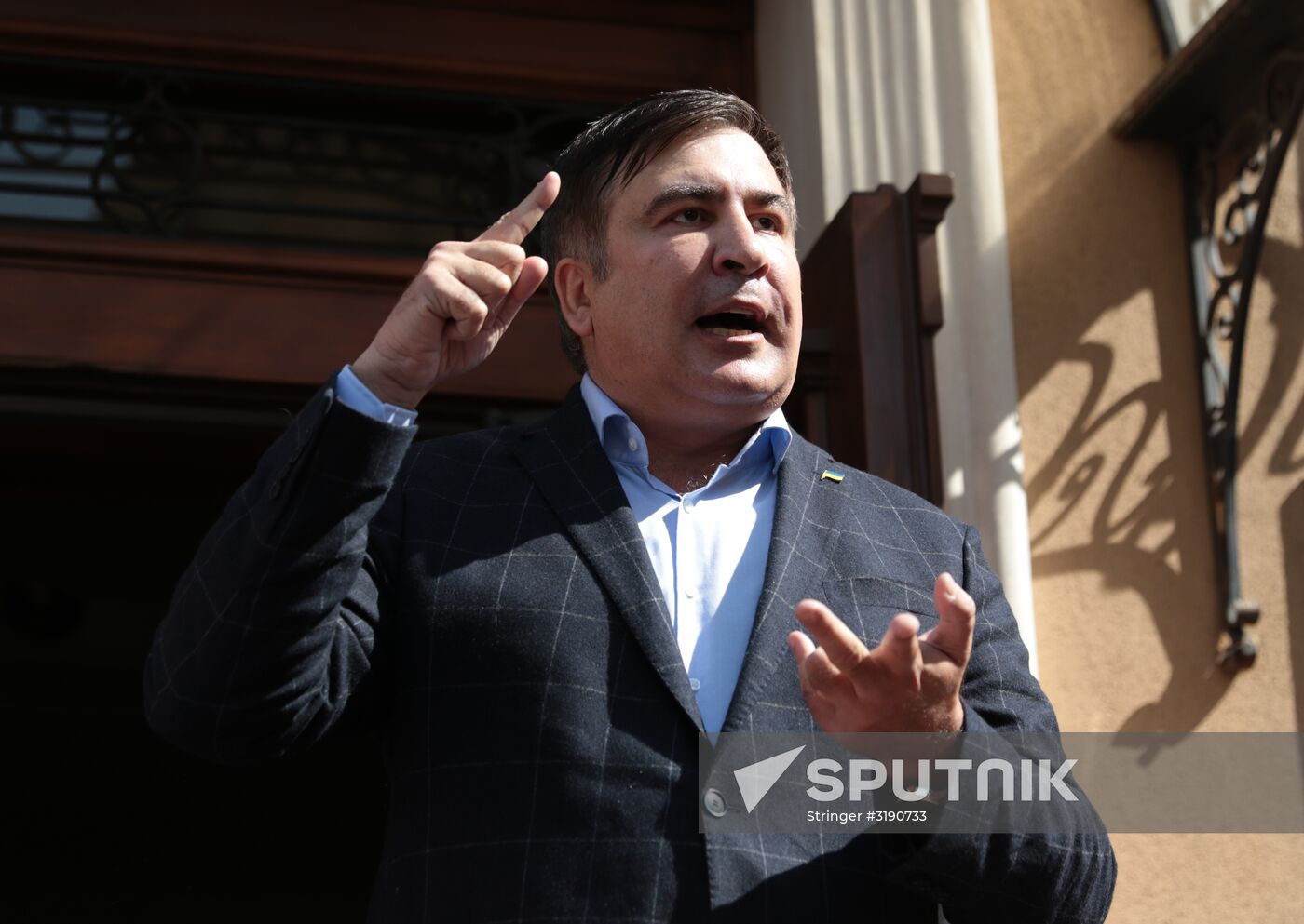 News conference with Mikheil Saakashvili in Lviv
