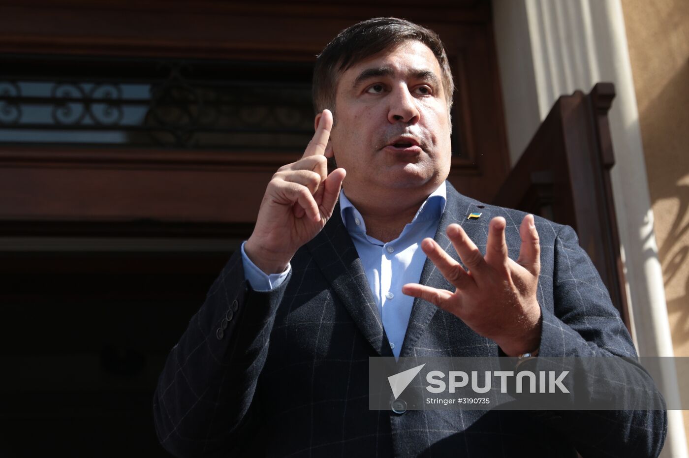 News conference with Mikheil Saakashvili in Lviv