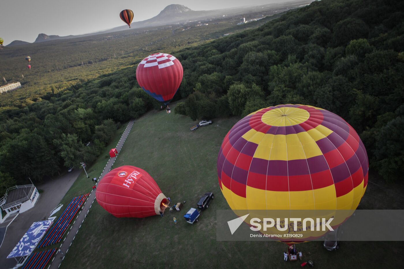 Air balloon festival in Stavropol Territory