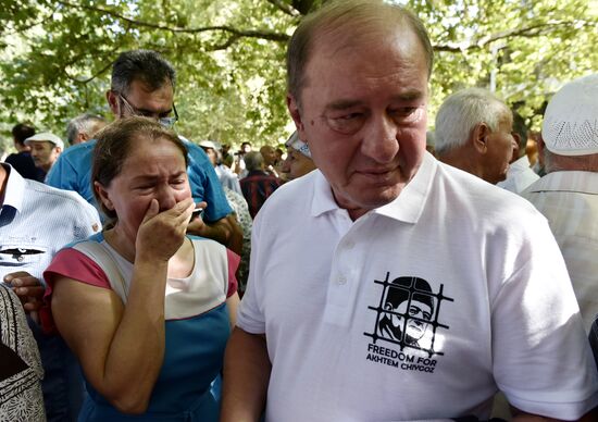 Crimean Supreme Court pronouncing sentence on case of riots outside Crimean parliament on February 26, 2014