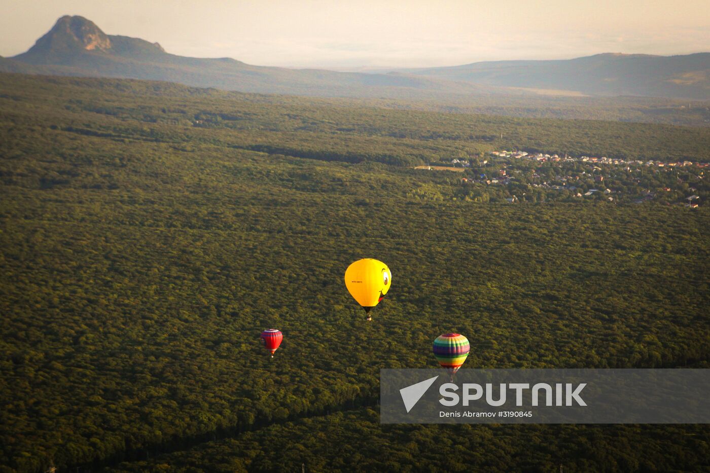 Air balloon festival in Stavropol Territory