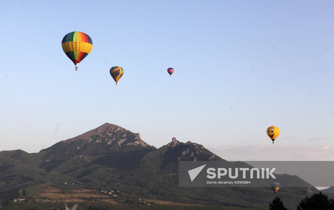 Air balloon festival in Stavropol Territory