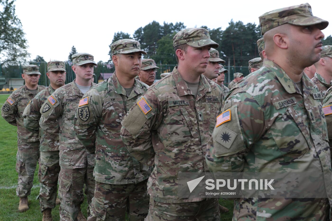 Opening ceremony of Rapid Trident-2017 military exercises in Lvov Region