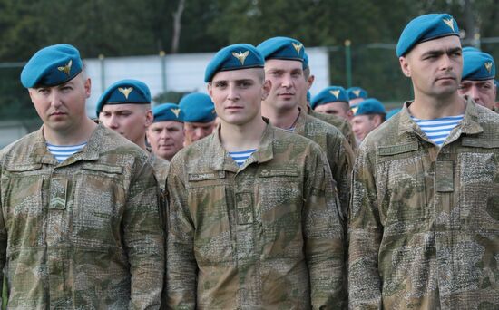 Opening ceremony of Rapid Trident-2017 military exercises in Lvov Region